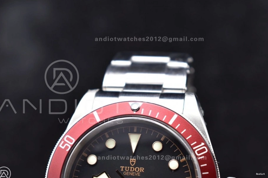 888 Sleek Bay Best ZF Red A 1:1 Bezel Bracelet Edition Heritage Black SS on 0822